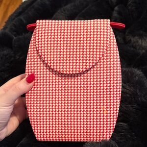 Stylish Red and White Jewelry Box